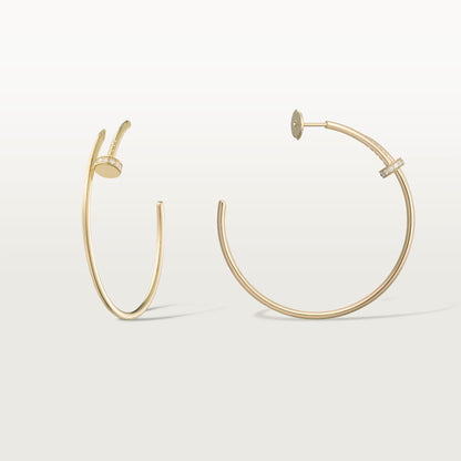 [Okajuri Jewelry] JUSTE HALF DIAMOND LARGE EARRINGS
