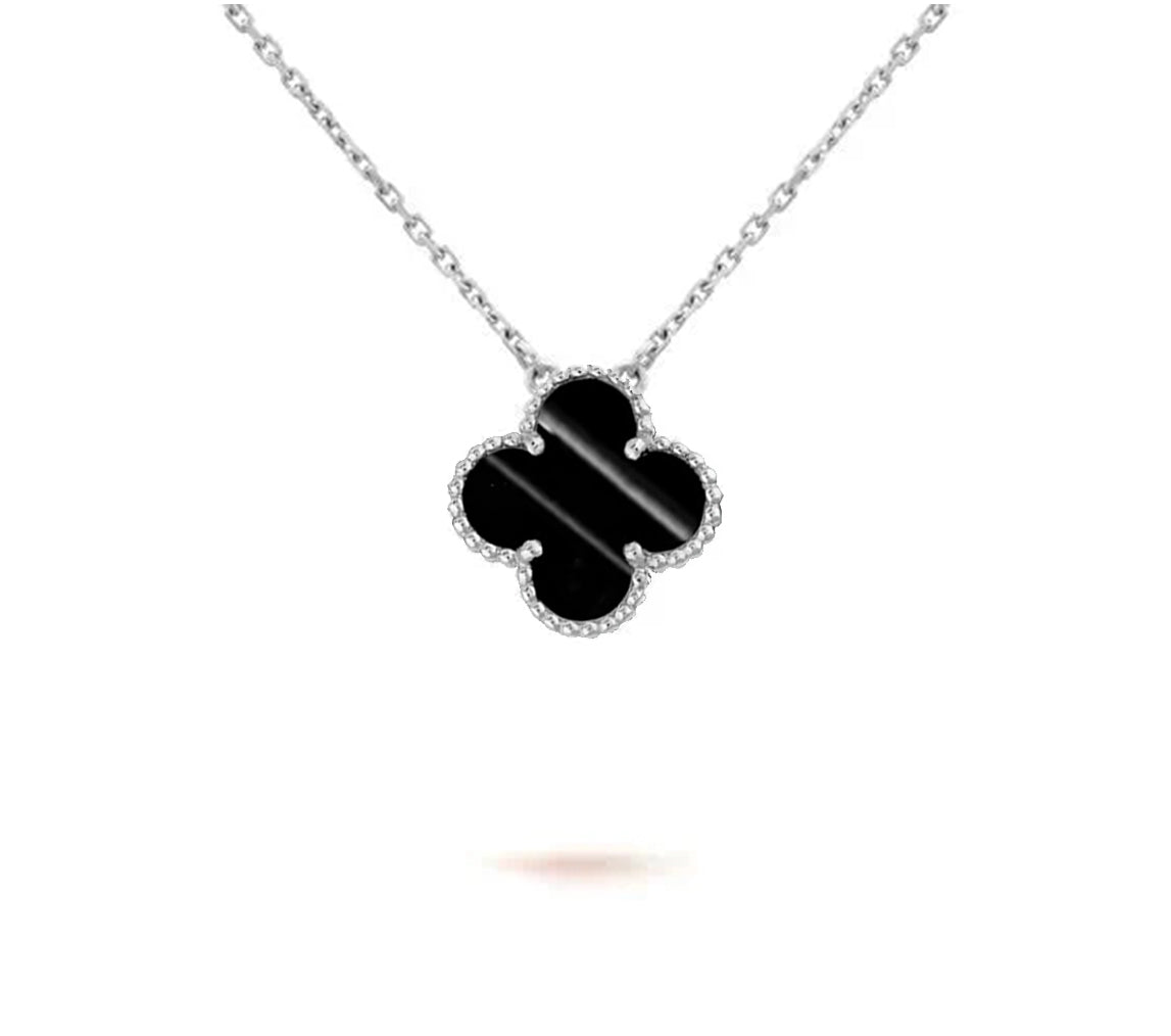 [Okajuri Jewelry] CLOVER 15MM NECKLACE SILVER COLLECTION