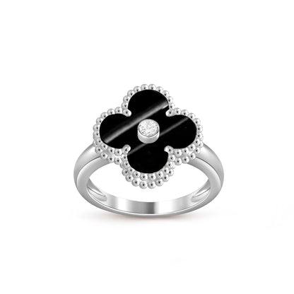 [Okajuri Jewelry] CLOVER SILVER DIOMND RING COLLECTION
