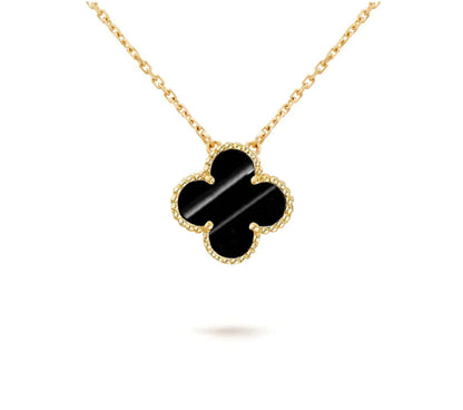 [Okajuri Jewelry] CLOVER 15MM SINGLE FLOWER NECKLACE COLLECTION