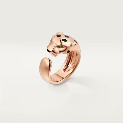 [Okajuri Jewelry] PANTHERE SPOTTED MEDIUM RING