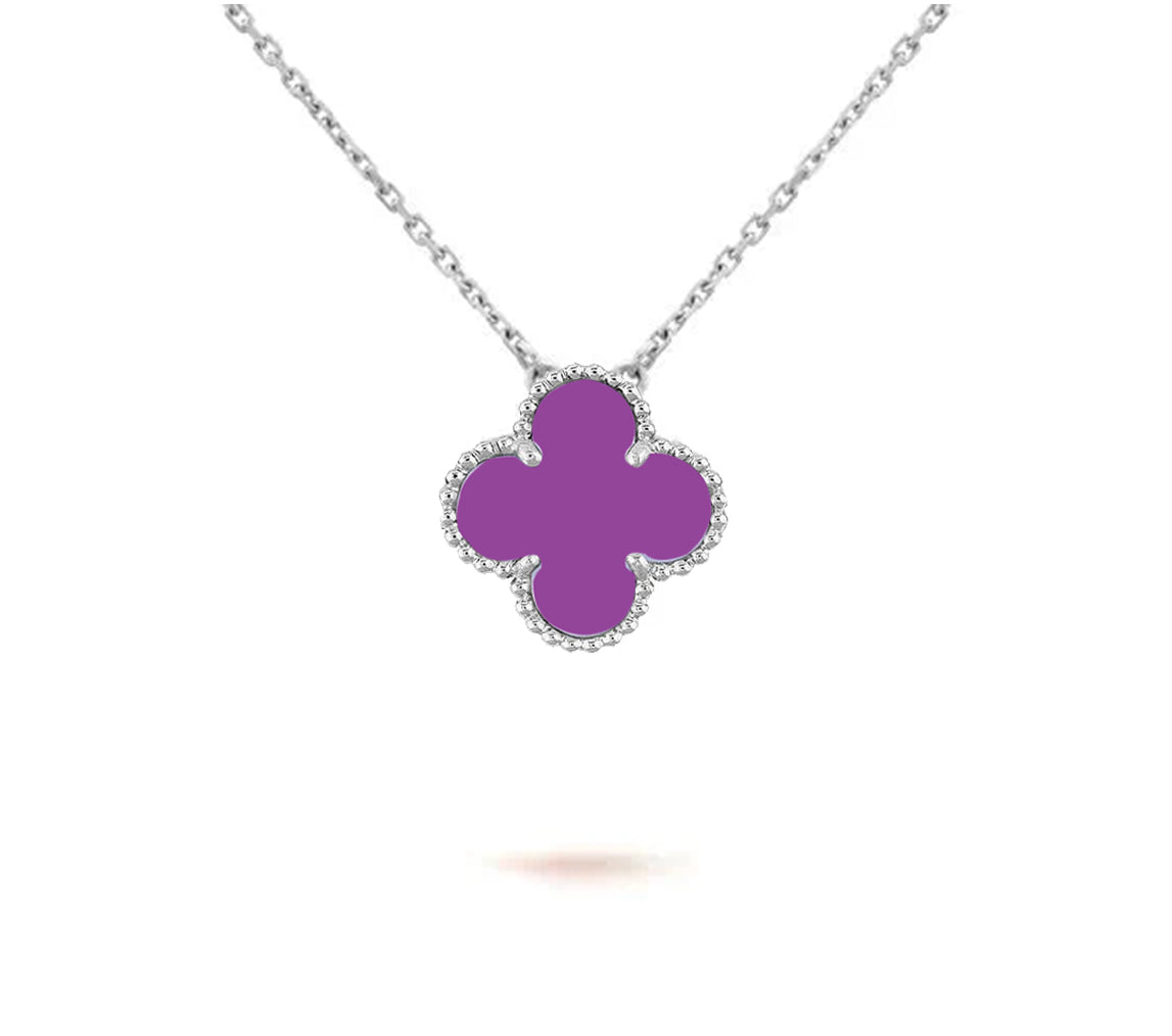 [Okajuri Jewelry] CLOVER 15MM NECKLACE SILVER COLLECTION