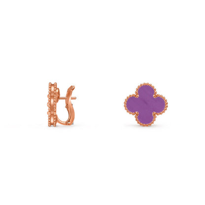 [Okajuri Jewelry] CLOVER 15MM MOP EARRINGS COLLECTION