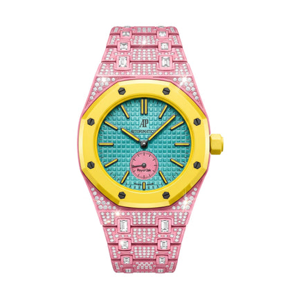 Royal Oak Pop Exclusive Bioceramic Case & Bioceramic Strap Full Diamond