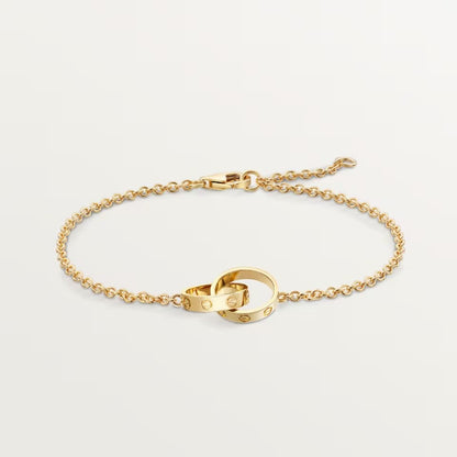[Okajuri Jewelry] LOVE BRACELET DOUBLE RING