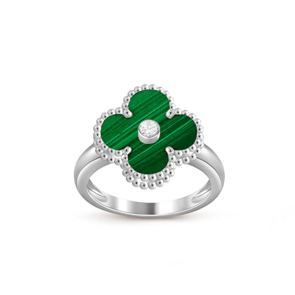 [Okajuri Jewelry] CLOVER SILVER DIOMND RING COLLECTION