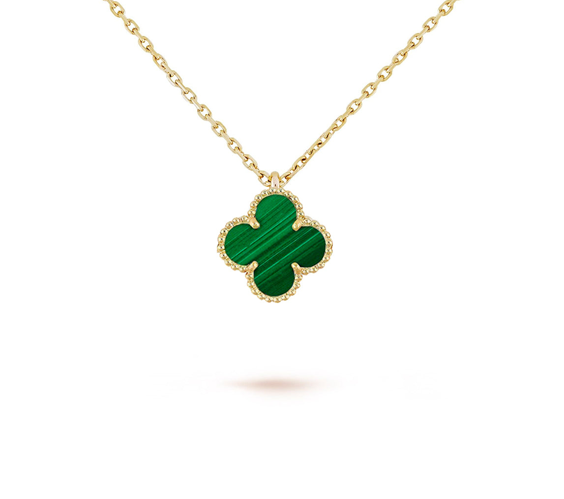 [Okajuri Jewelry] CLOVER MINI 9.5MM CARNELIANS NECKLACE COLLECTION