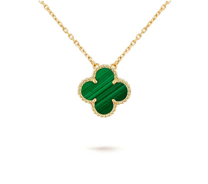 [Okajuri Jewelry] CLOVER 15MM SINGLE FLOWER NECKLACE COLLECTION