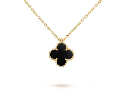 [Okajuri Jewelry] CLOVER MINI 9.5MM CARNELIANS NECKLACE COLLECTION