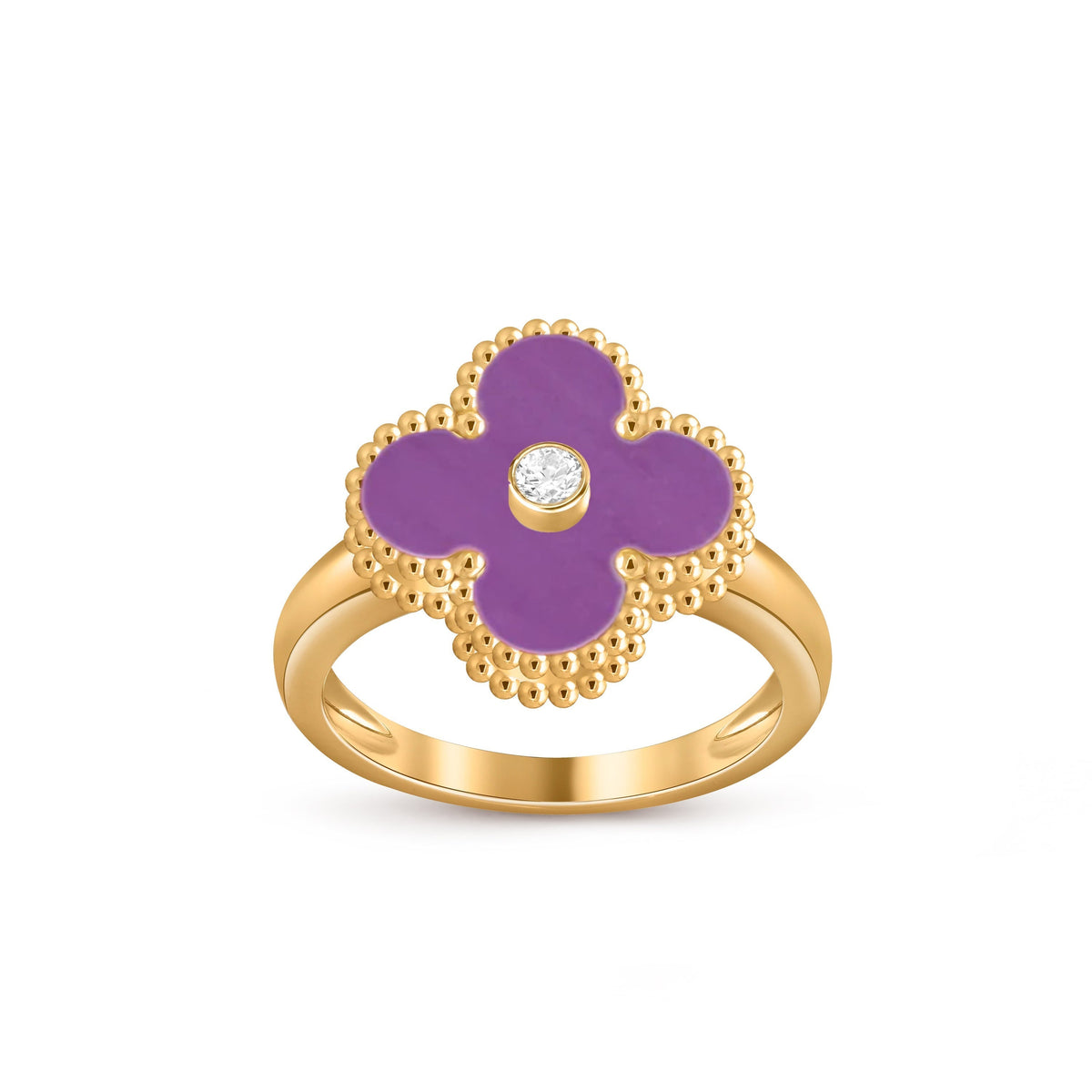 [Okajuri Jewelry] CLOVER DIAMOND RING GOLD COLLECTION
