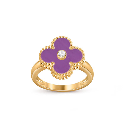 [Okajuri Jewelry] CLOVER DIAMOND RING GOLD COLLECTION