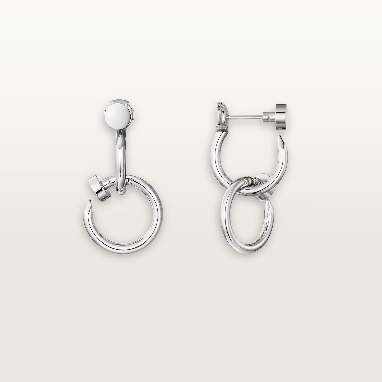 [Okajuri Jewelry] JUSTE NO DIAMOND DOUBLE EARRINGS