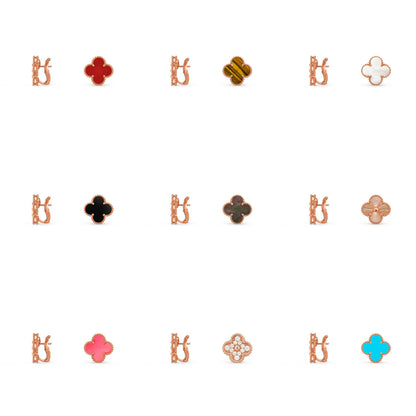 [Okajuri Jewelry] CLOVER 15MM MOP EARRINGS COLLECTION