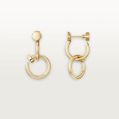 [Okajuri Jewelry] JUSTE NO DIAMOND DOUBLE EARRINGS