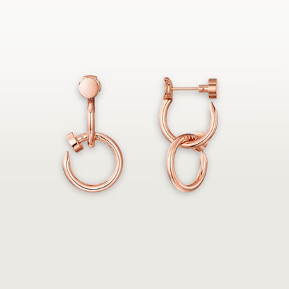 [Okajuri Jewelry] JUSTE NO DIAMOND DOUBLE EARRINGS