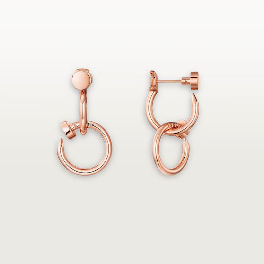 [Okajuri Jewelry] JUSTE NO DIAMOND DOUBLE EARRINGS