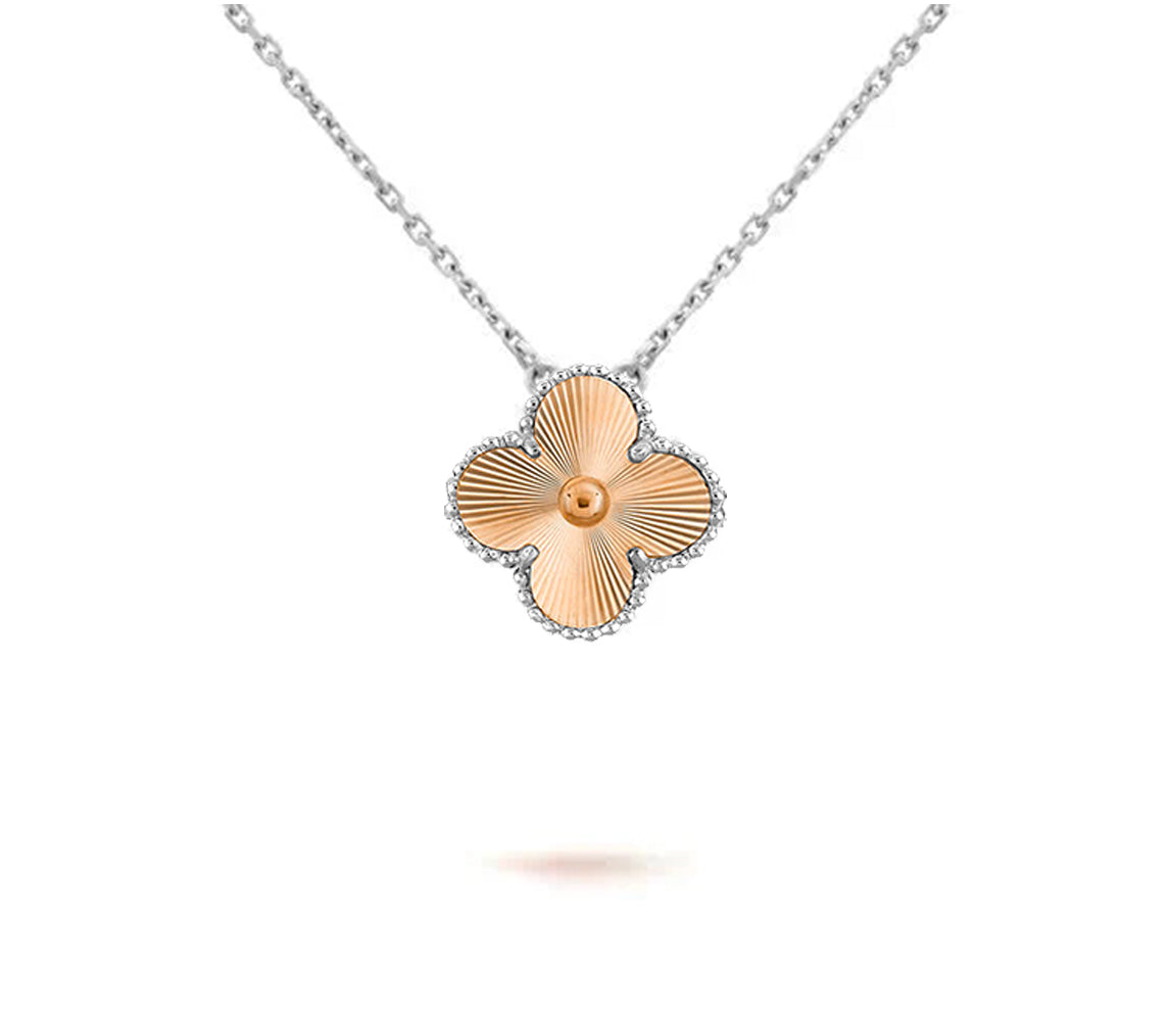[Okajuri Jewelry] CLOVER 15MM NECKLACE SILVER COLLECTION