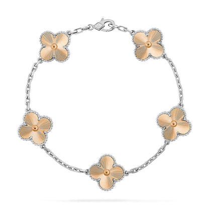 [Okajuri Jewelry]  CLOVER 5 MOTIF LASER BRACELET COLLECTION