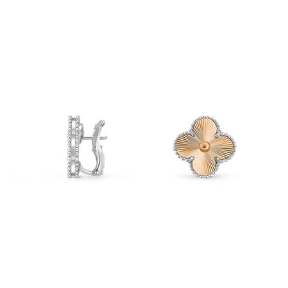 [Okajuri Jewelry] CLOVER SILVER 15MM MOP EARRINGS COLLECTION