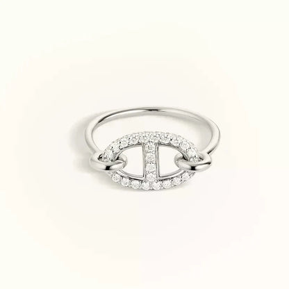 [Okajuri Jewelry]RONDE SMALL SILVER DIAMOND RING