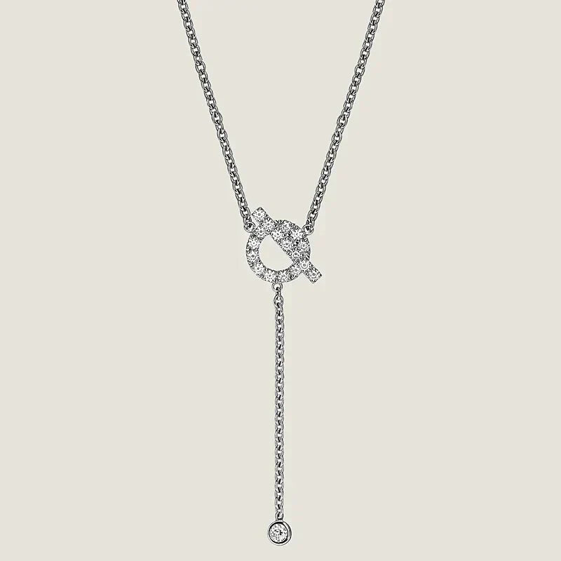 [Okajuri Jewelry]FINESSE SILVER DIAMOND NECKLACE