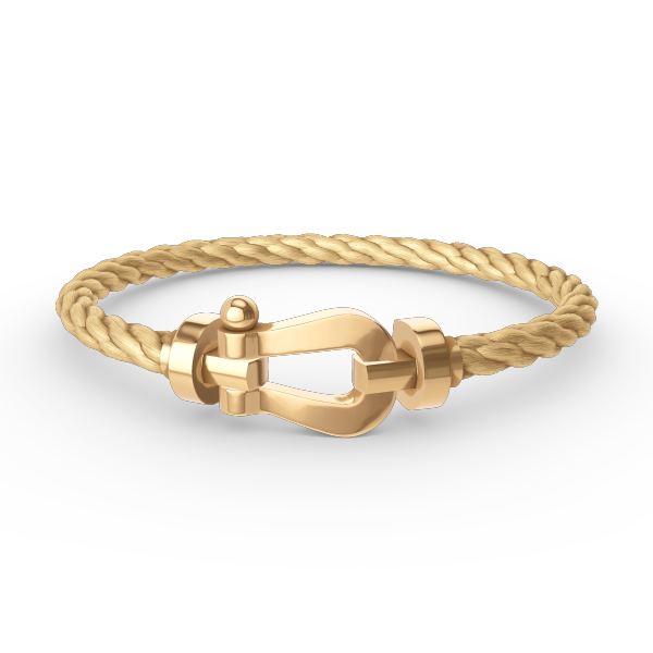 [Okajuri Jewelry]FORCE LARGE HORSESHOE NO DIAMOND BRACELET GOLD