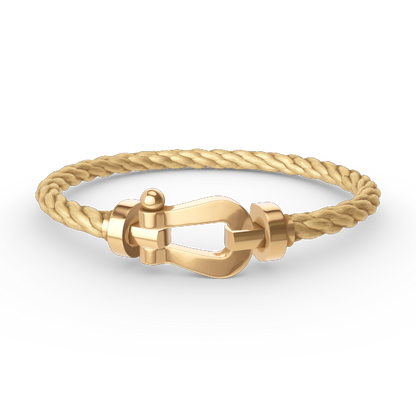 [Okajuri Jewelry]FORCE LARGE HORSESHOE NO DIAMOND BRACELET GOLD