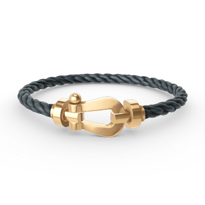 [Okajuri Jewelry]FORCE LARGE HORSESHOE NO DIAMOND BRACELET GOLD