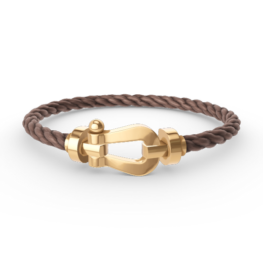 [Okajuri Jewelry]FORCE LARGE HORSESHOE NO DIAMOND BRACELET GOLD