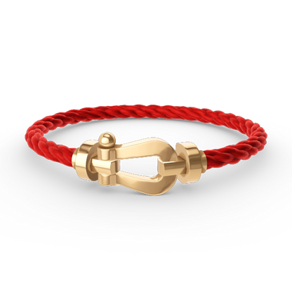 [Okajuri Jewelry]FORCE LARGE HORSESHOE NO DIAMOND BRACELET GOLD