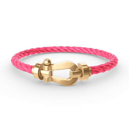 [Okajuri Jewelry]FORCE LARGE HORSESHOE NO DIAMOND BRACELET GOLD