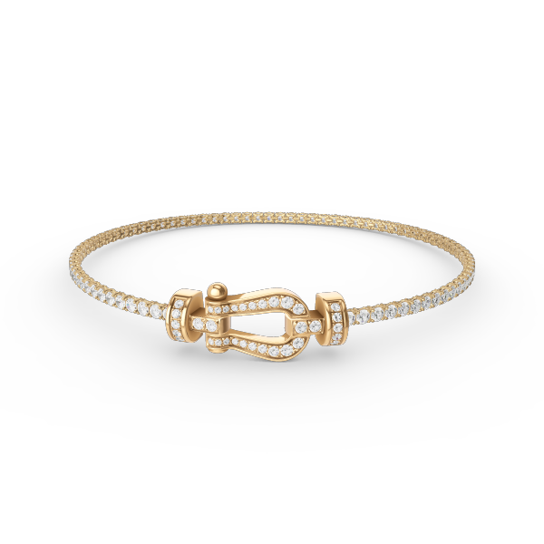 [Okajuri Jewelry]FORCE  HORSESHOE  DIAMOND TENNIS BRACELET