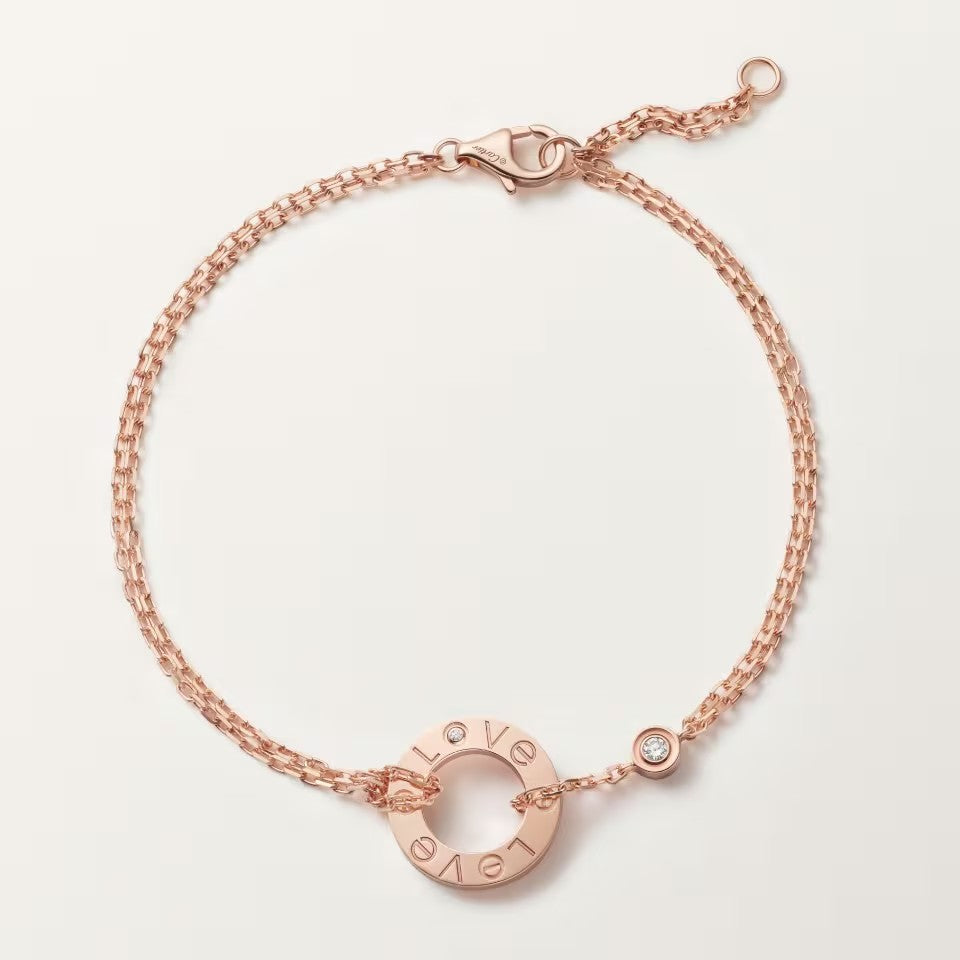 [Okajuri Jewelry] LOVE BRACELET 2 DIAMOND