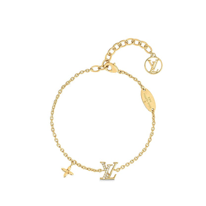 [Okajuri Jewelry]LOGO STAR MOTIF GOLD BRACELET