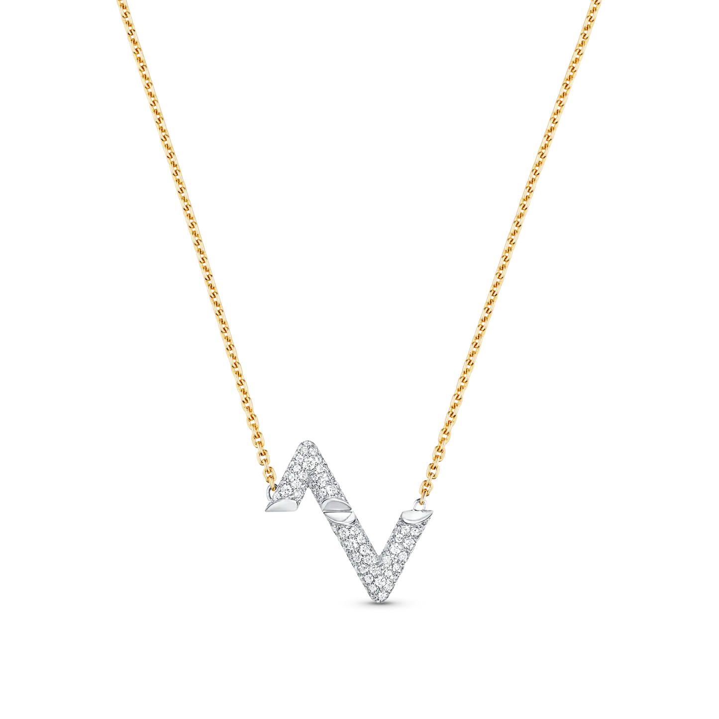 [Okajuri Jewelry]VOLT SILVER DIAMOND PEDANT NECKLACE