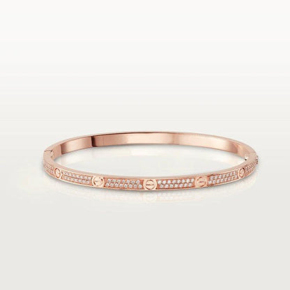 [Okajuri Jewelry]LOVE BRACELET 3.65MM DIAMOND-PAVED