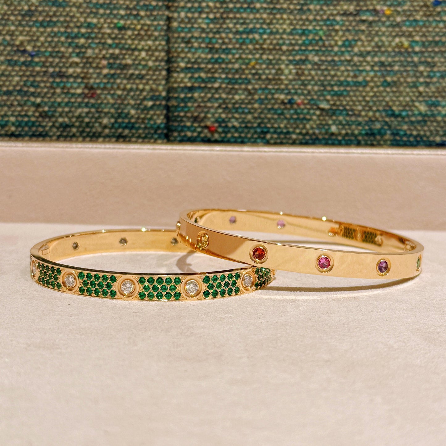 [Okajuri Jewelry] 2026 RAINBOW LOVE BRACELET 6.1MM  10 DIAMONDS