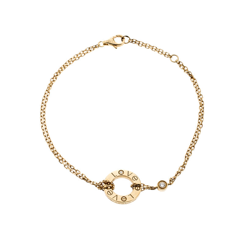 [Okajuri Jewelry]LOVE BRACELET 2 DIAMOND