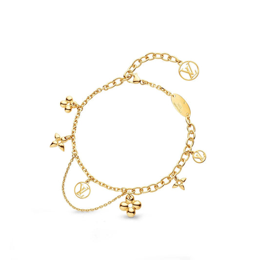 [Okajuri Jewelry]BLOOMING PINK GOLD MOP BRACELET