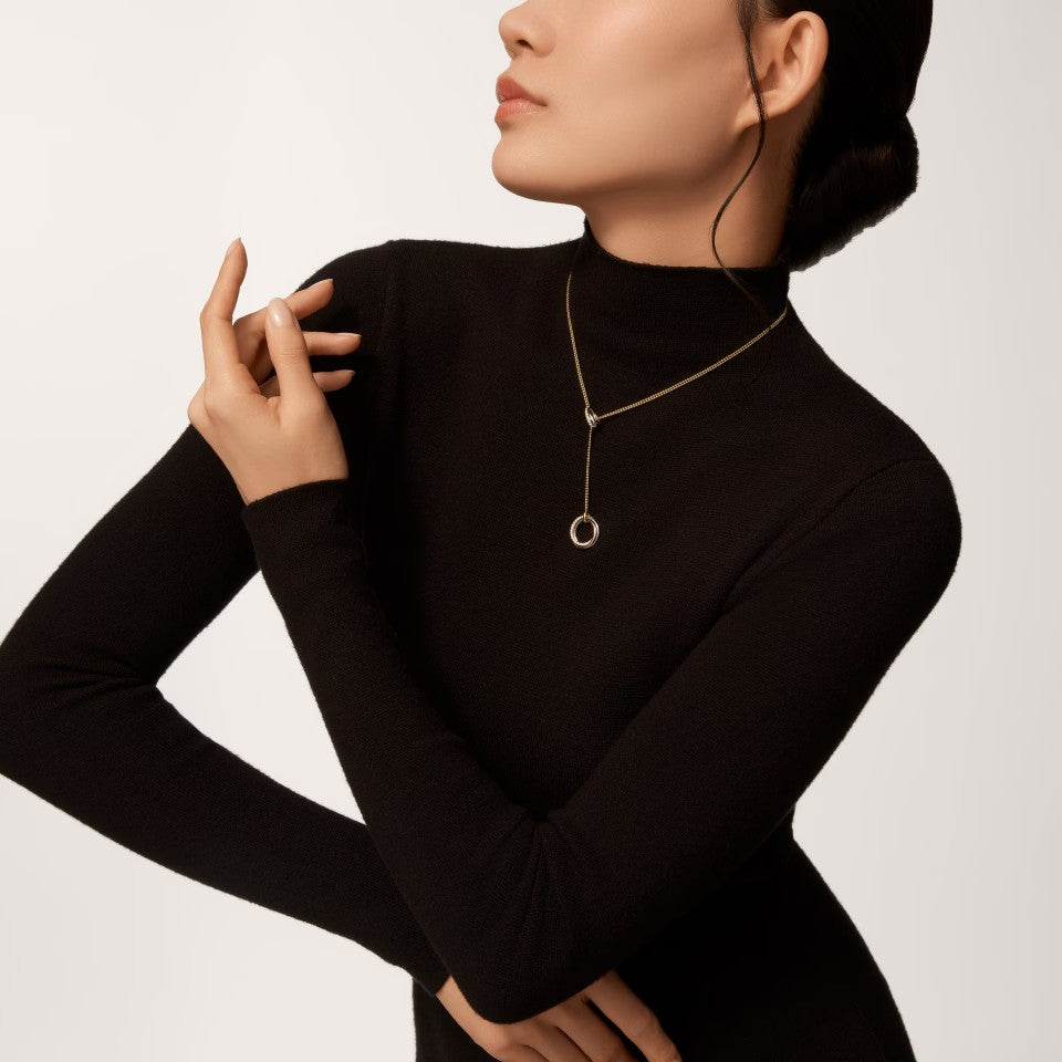[Okajuri Jewelry] TRINITY DIAMONDS NECKLACE
