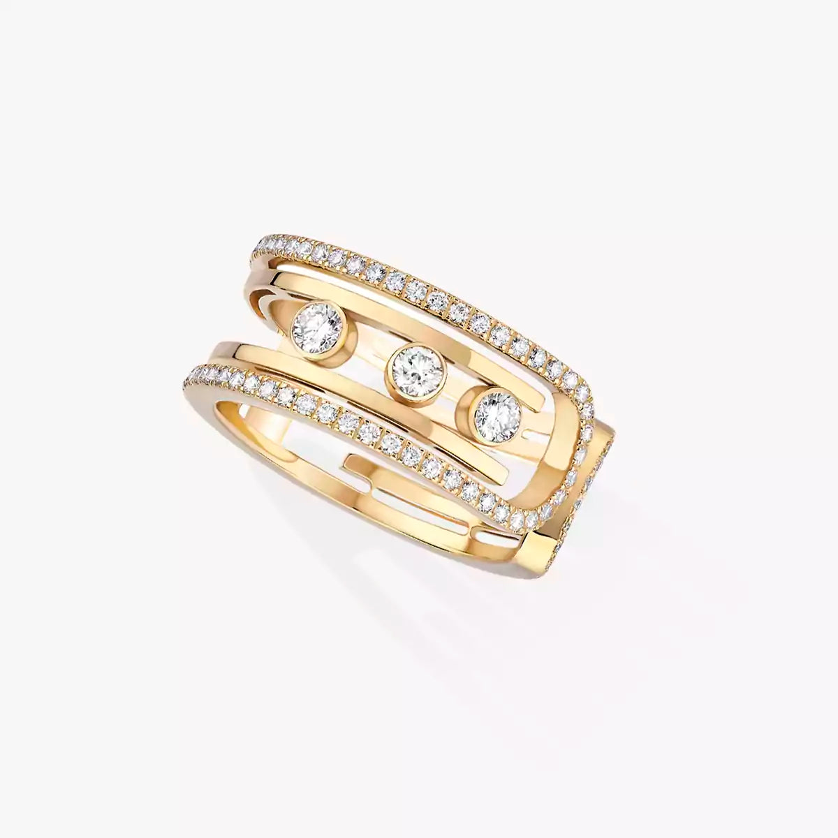 [Okajuri Jewelry]Move 10th Diamond Ring in Gold