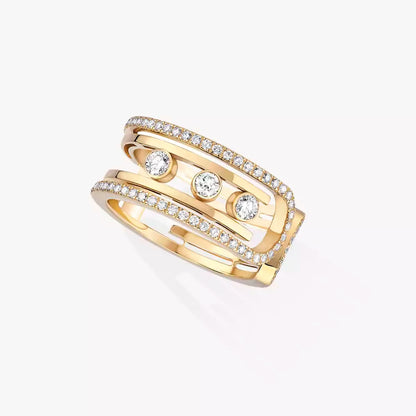 [Okajuri Jewelry]Move 10th Diamond Ring in Gold