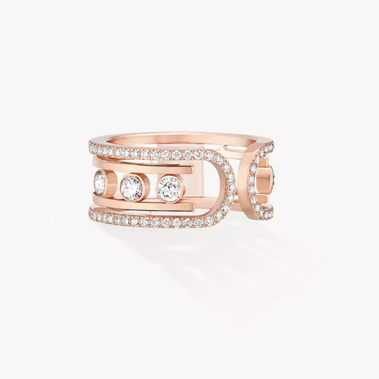 [Okajuri Jewelry]Move 10th Diamond Ring in Gold