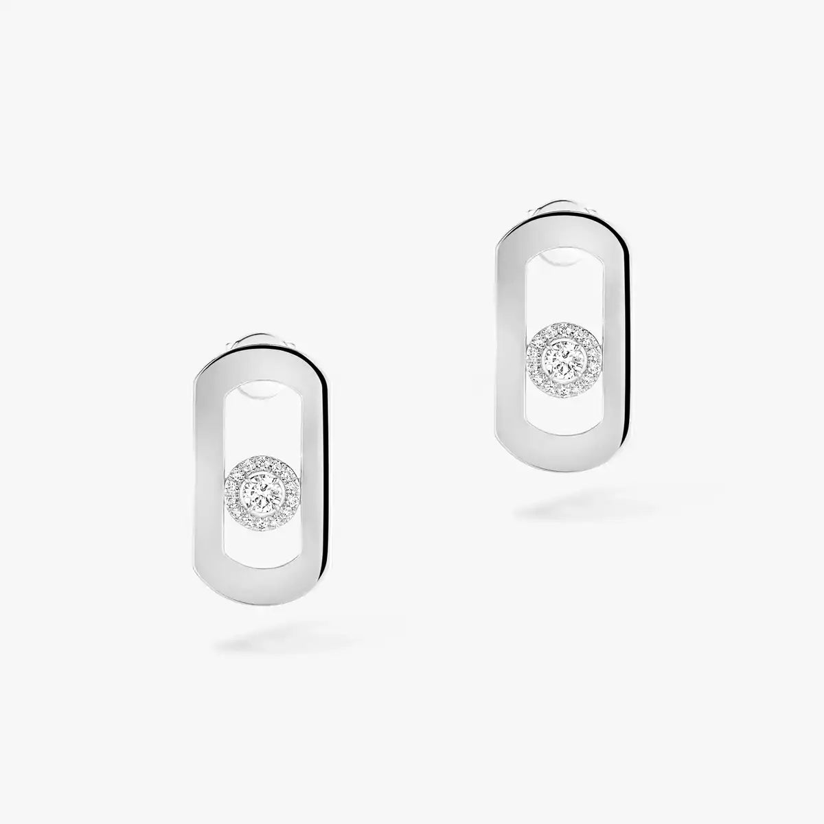 [Okajuri Jewelry]So Move Diamond Earrings in Yellow Gold