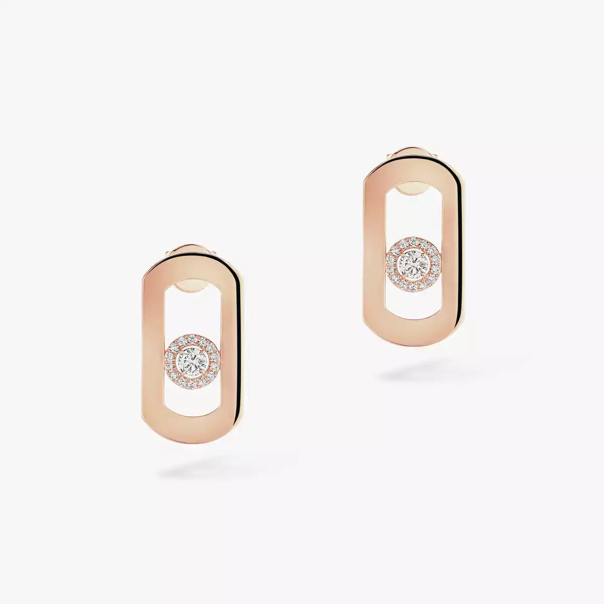[Okajuri Jewelry]So Move Diamond Earrings in Yellow Gold