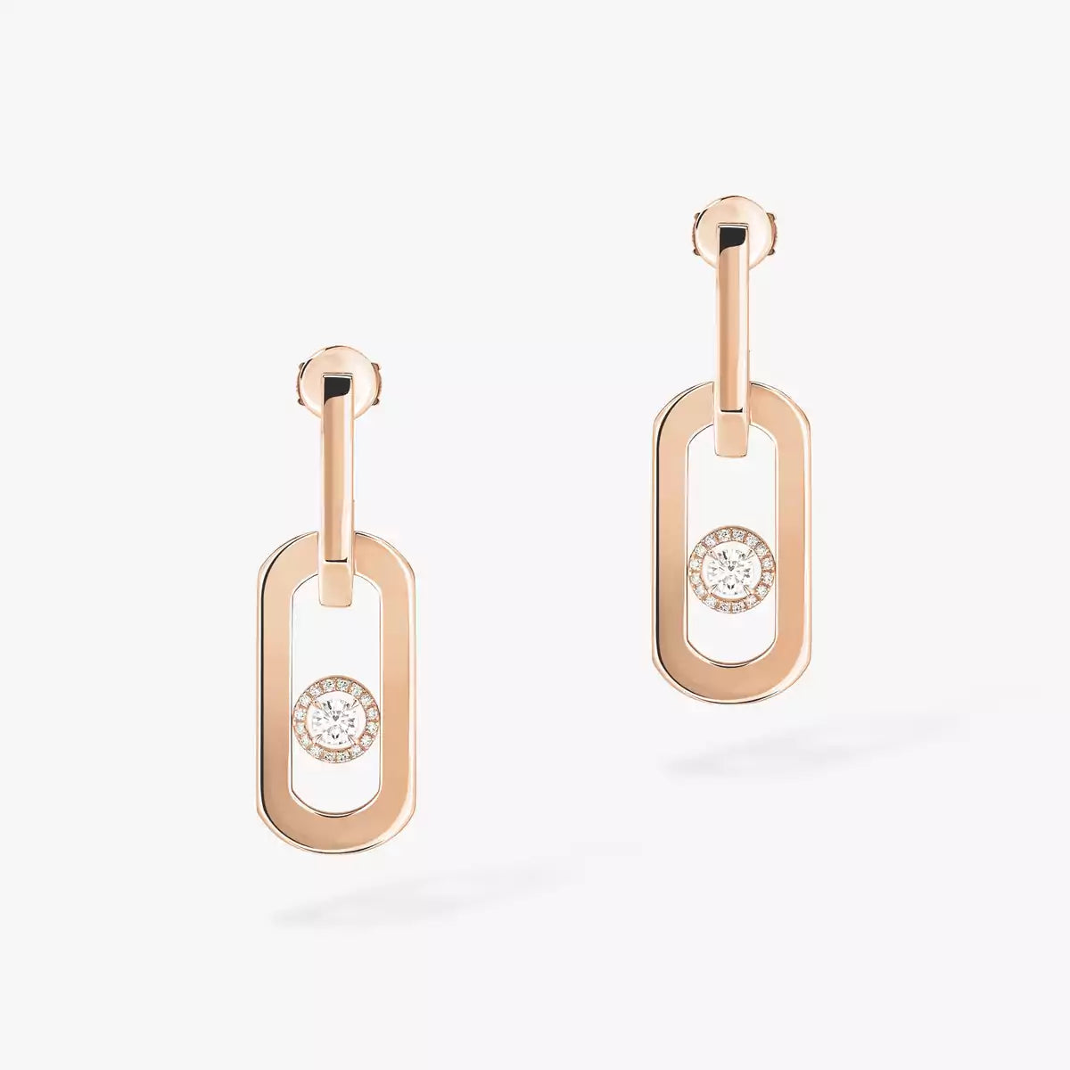 [Okajuri Jewelry]So Move XL Diamond Pendant Earrings