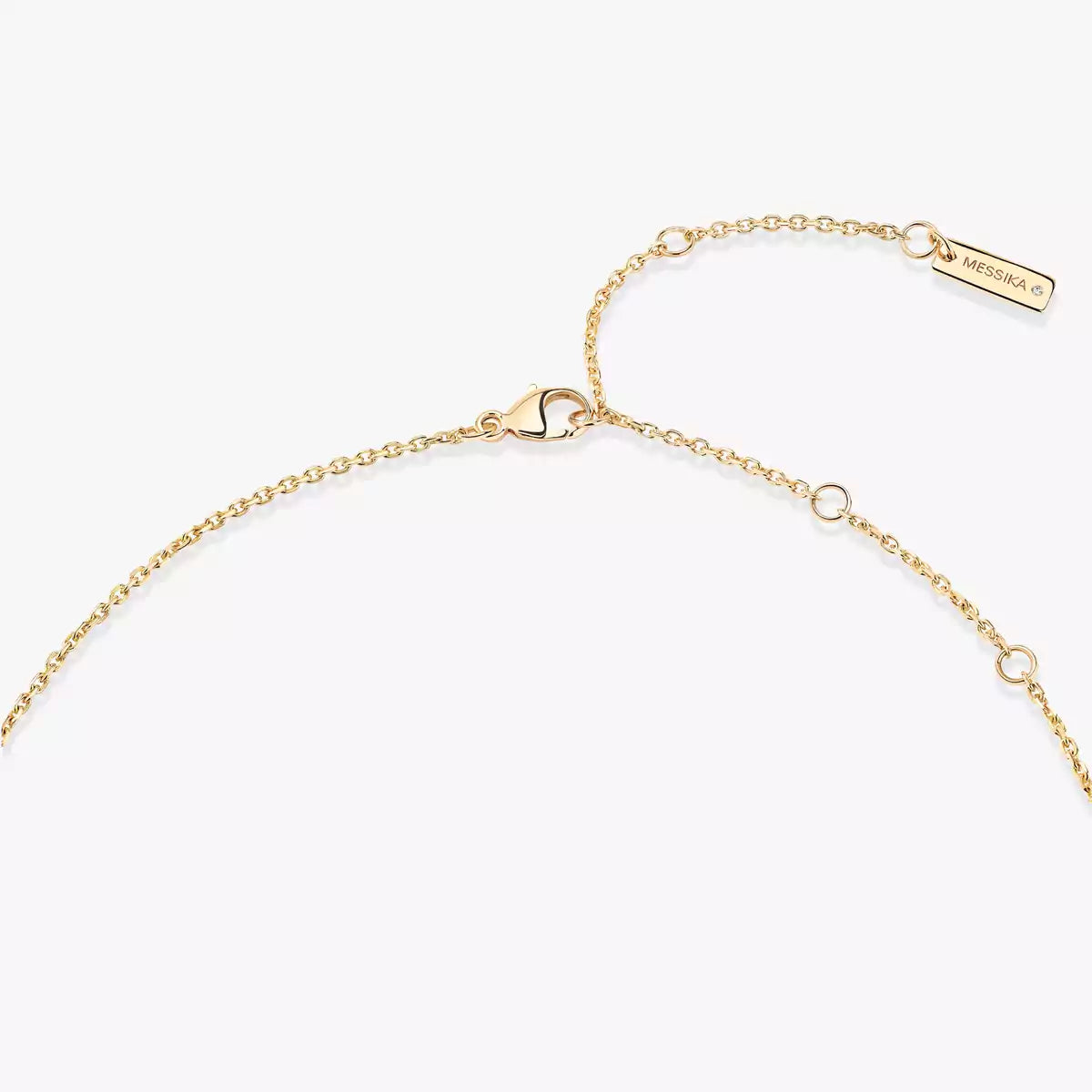 [Okajuri Jewelry]Lucky Eye Diamond Necklace in Rose Gold and Turquoise