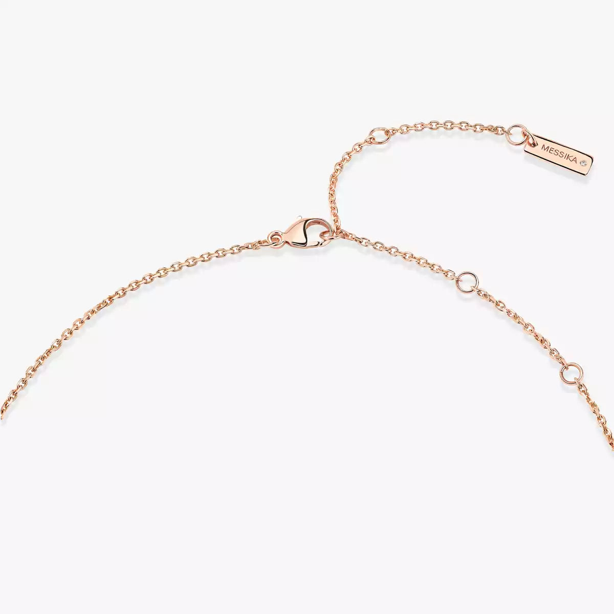 [Okajuri Jewelry]Lucky Eye Diamond Necklace in Rose Gold and Turquoise