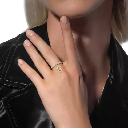 [Okajuri Jewelry]Move Uno Diamond Ring