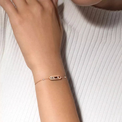 [Okajuri Jewelry]Baby Move Diamond Bracelet